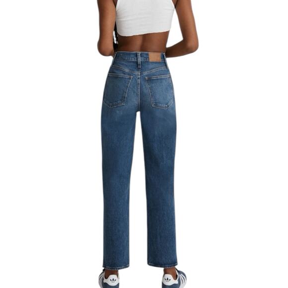 Madewell The Perfect Vintage Straight Leg Jeans Mayfield Wash Size 33 Classic - Picture 3 of 10